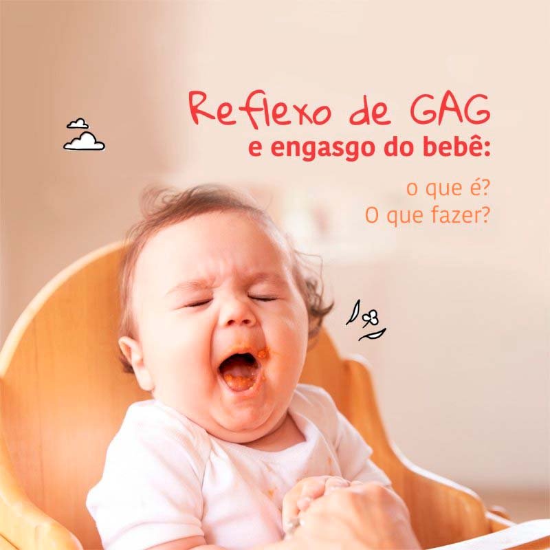 Reflexo de GAG e engasgo do bebê